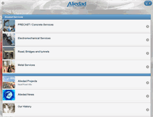 Tablet Screenshot of aliedad.com